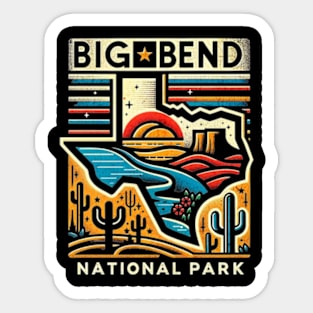 Big Bend National Park Texas, Stand With Texas Sticker